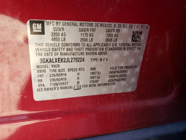 3GKALXEX2JL278224 GMC Terrain Denali