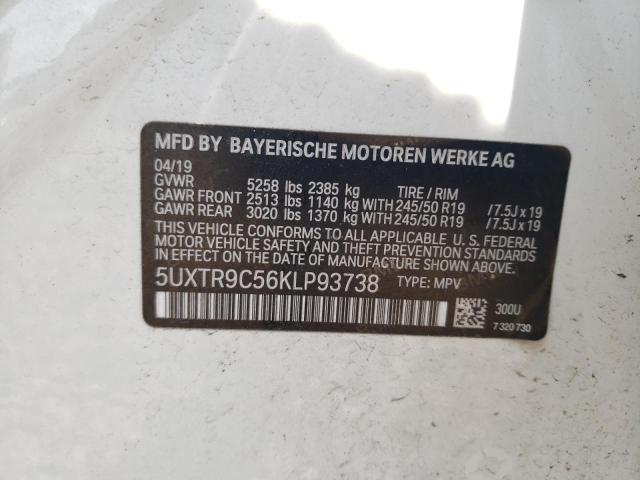 5UXTR9C56KLP93738 BMW X3 Xdrive30i