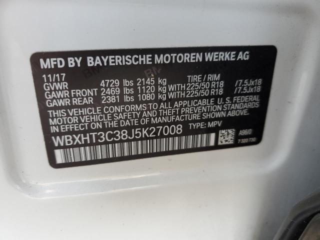 WBXHT3C38J5K27008 BMW X1 Xdrive28i