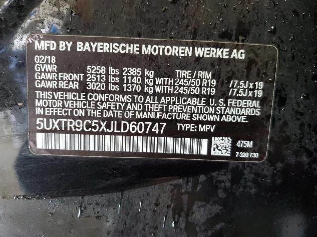5UXTR9C5XJLD60747 BMW X3 Xdrive30i