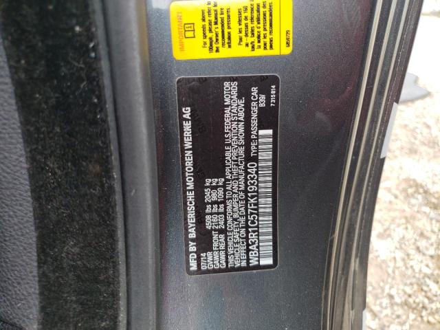 WBA3R1C57FK193340 BMW 435 I