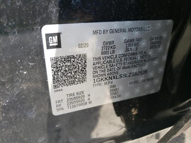 1GKKNXLS5LZ182539 GMC Acadia Denali