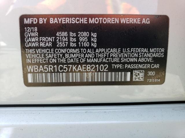 WBA5R1C57KAE82102 BMW 330I