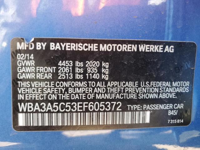 WBA3A5C53EF605372 BMW 328 I