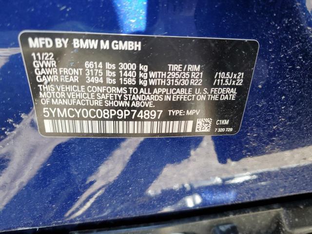 5YMCY0C08P9P74897 BMW X6 M