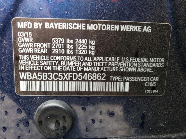 WBA5B3C5XFD546862 BMW 535 XI