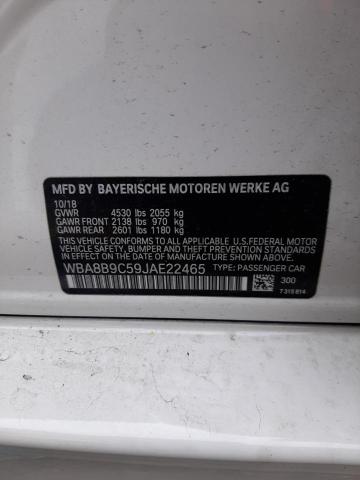 WBA8B9C59JAE22465 BMW 330 I
