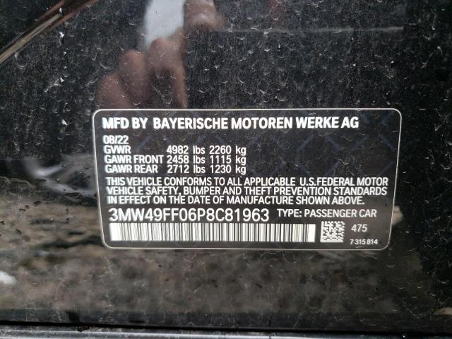 3MW49FF06P8C81963 BMW M340XI