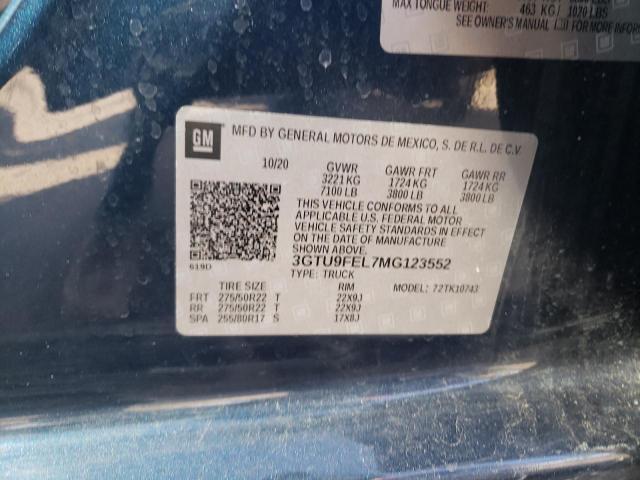 3GTU9FEL7MG123552 GMC Sierra K1500 Denali