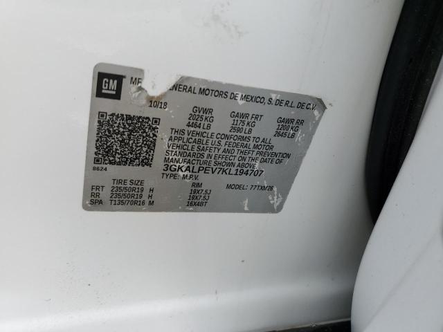 3GKALPEV7KL194707 GMC Terrain Slt