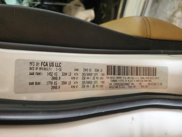 1C4RDHEG8GC340067 Dodge Durango Citadel