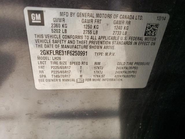 2GKFLRE31F6250991 GMC Terrain Sle