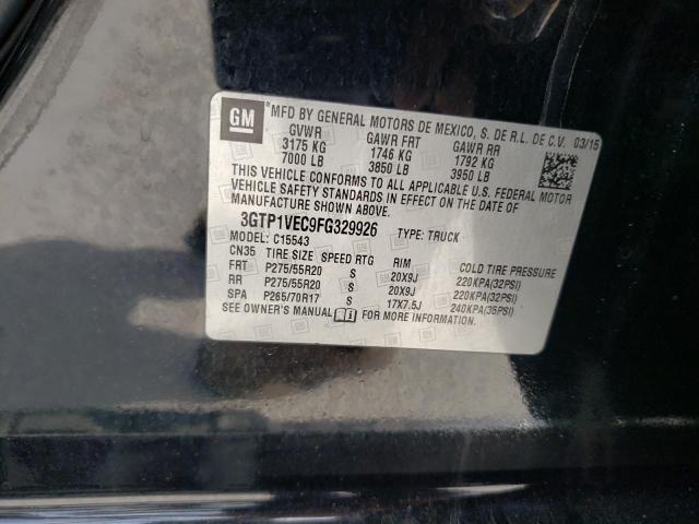 3GTP1VEC9FG329926 GMC Sierra C1500 Slt