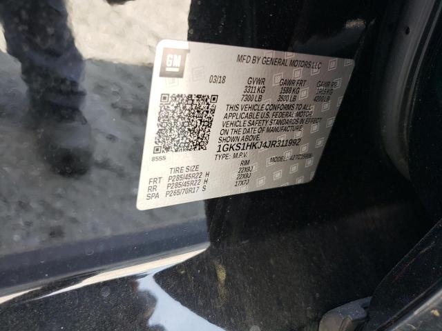 1GKS1HKJ4JR311992 GMC YUKON XL DENALI