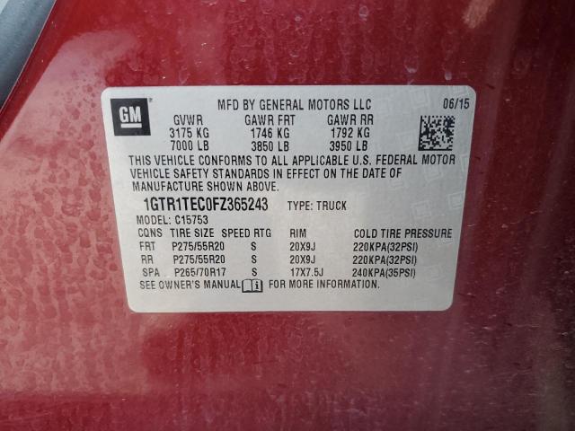 1GTR1TEC0FZ365243 GMC Sierra C1500