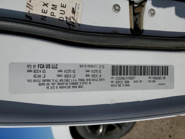 2C3CDXBG1FH795377 Dodge Charger Se