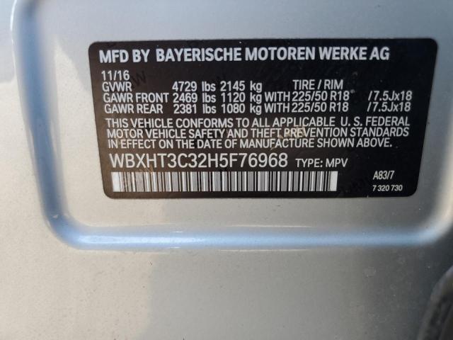 WBXHT3C32H5F76968 BMW X1 Xdrive28i