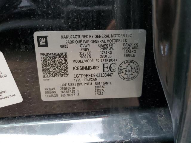 1GTP9EED9KZ133447 GMC Sierra K1500 At4