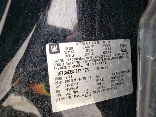 1GTG5CE37F1271922 GMC CANYON SLT