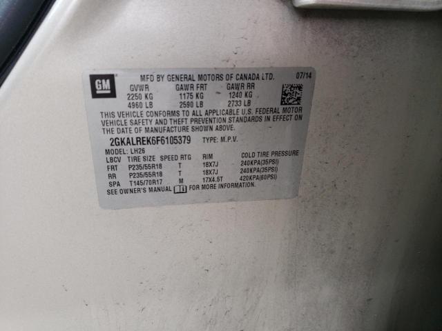 2GKALREK6F6105379 GMC Terrain Sle