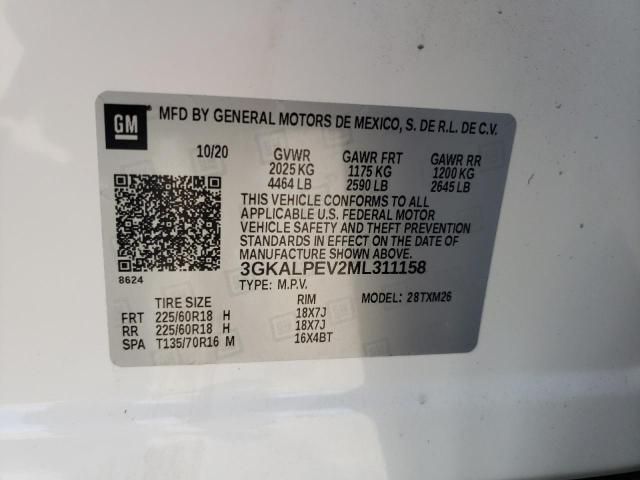 3GKALPEV2ML311158 GMC Terrain Slt
