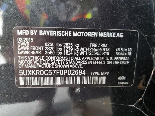 5UXKR0C57F0P02684 BMW X5 Xdrive35i