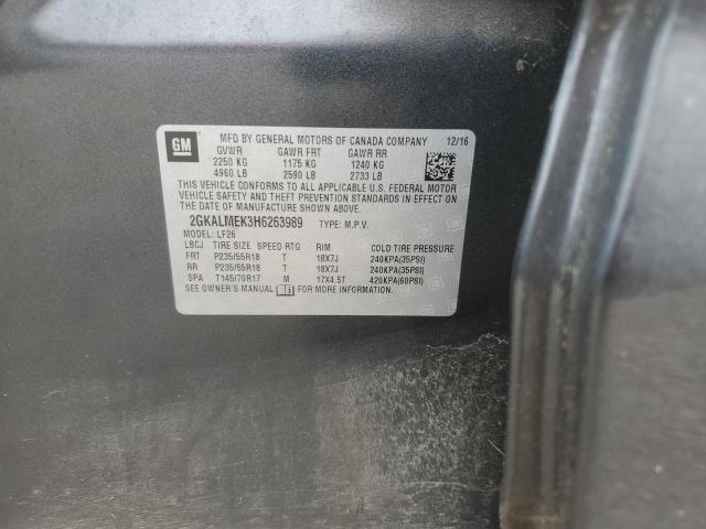 2GKALMEK3H6263989 GMC Terrain Sle