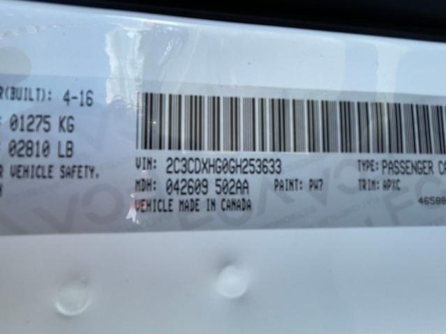 2C3CDXHG0GH253633 Dodge Charger Sxt