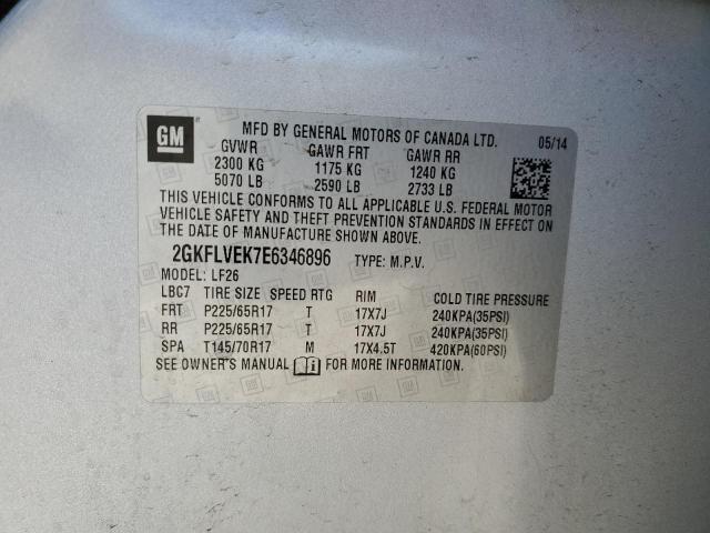 2GKFLVEK7E6346896 GMC Terrain Sle