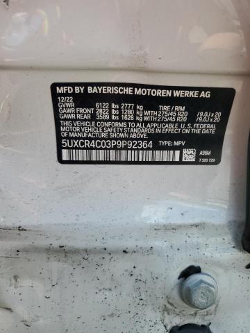 5UXCR4C03P9P92364 BMW X5 Sdrive 40i