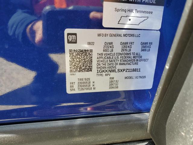 1GKKNMLSXPZ118811 GMC ACADIA SLT
