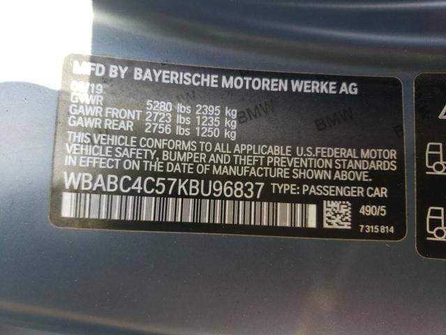 WBABC4C57KBU96837 BMW M850XI