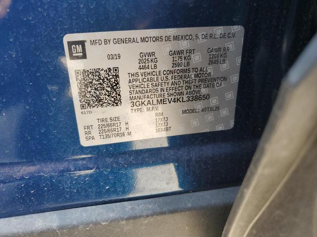 3GKALMEV4KL338650 GMC Terrain Sle