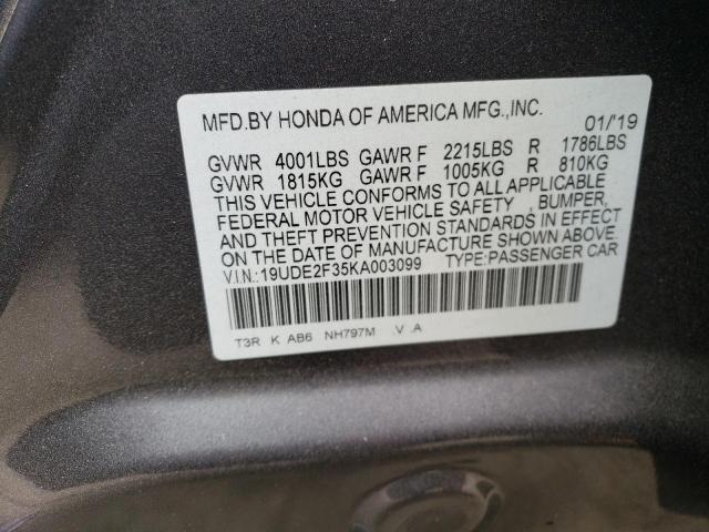 19UDE2F35KA003099 Acura ILX