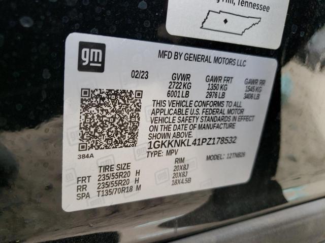 1GKKNKL41PZ178532 GMC ACADIA SLE