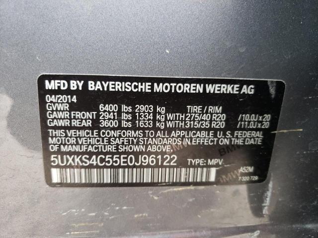 5UXKS4C55E0J96122 BMW X5 Xdrive35d