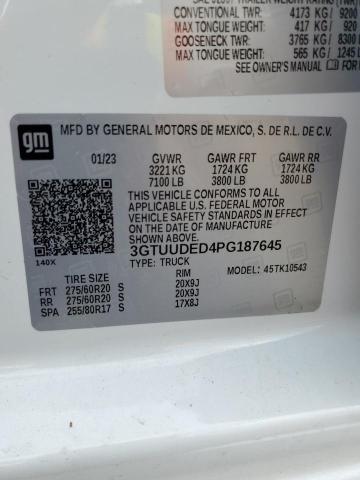 3GTUUDED4PG187645 GMC Sierra K1500 Slt