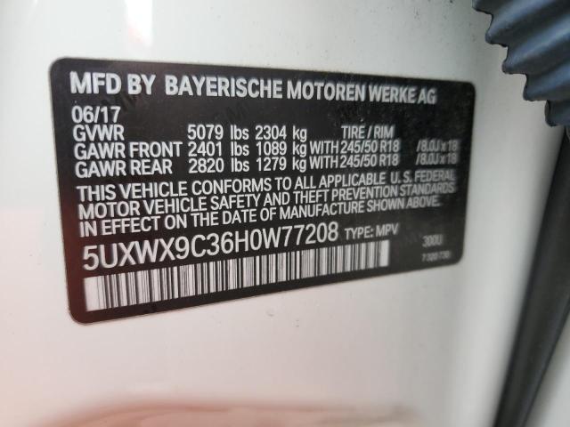 5UXWX9C36H0W77208 BMW X3 Xdrive28i