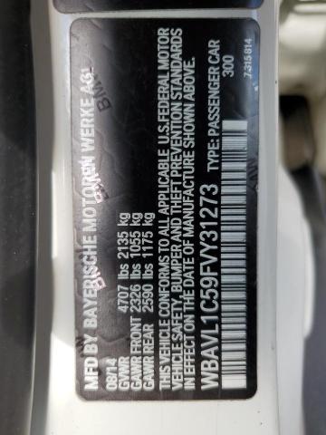 WBAVL1C59FVY31273 BMW X1 Xdrive28i