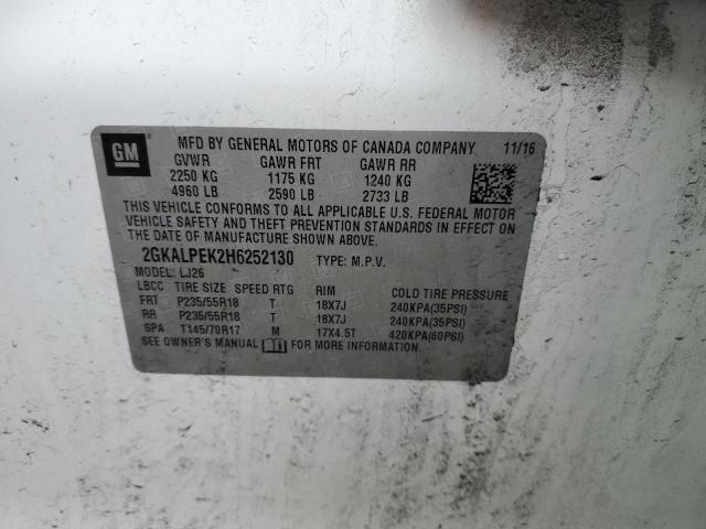 2GKALPEK2H6252130 GMC Terrain Slt