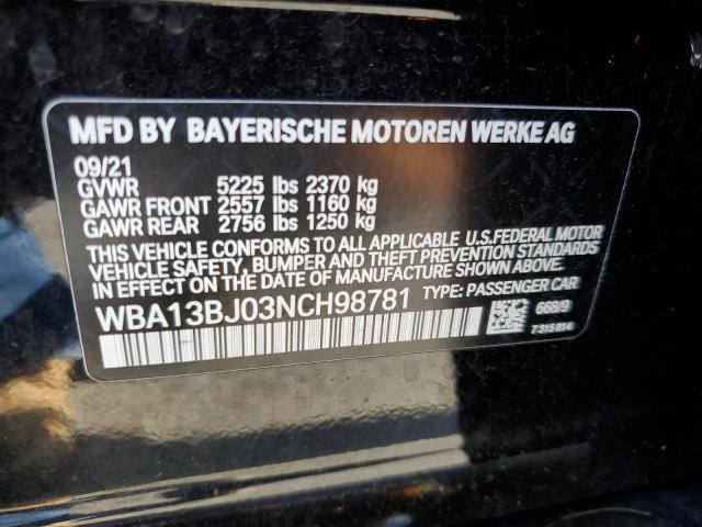 WBA13BJ03NCH98781 BMW 530 XI