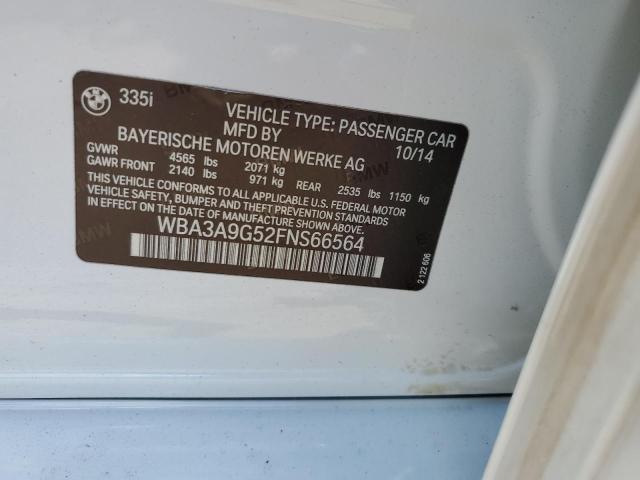 WBA3A9G52FNS66564 BMW 335 I