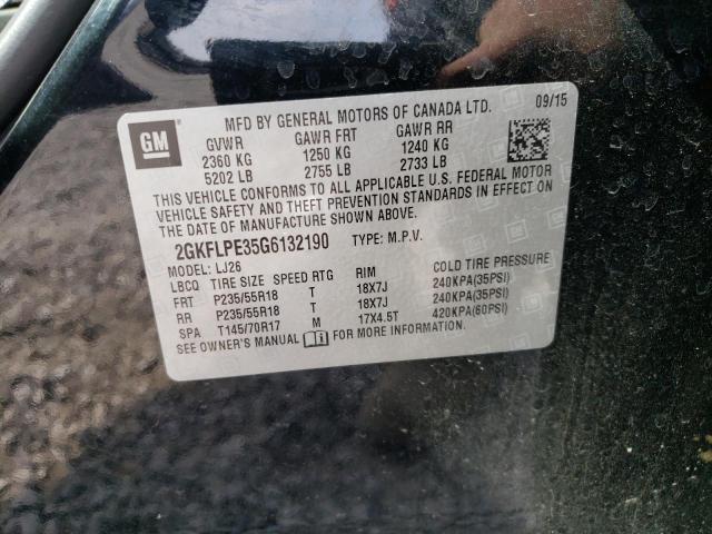 2GKFLPE35G6132190 GMC Terrain Slt