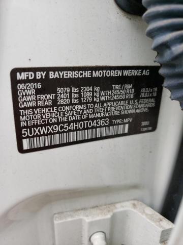 5UXWX9C54H0T04363 BMW X3 Xdrive28i