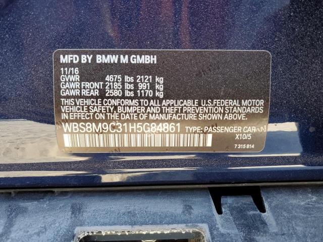 WBS8M9C31H5G84861 BMW M3