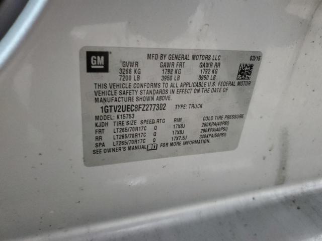 1GTV2UEC8FZ277302 GMC Sierra K1500 Sle