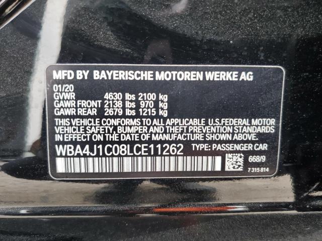 WBA4J1C08LCE11262 BMW 430i Gran Coupe