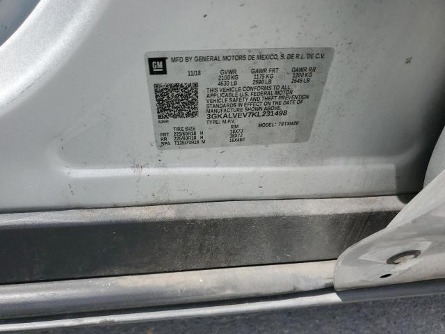 3GKALVEV7KL231498 GMC Terrain Slt