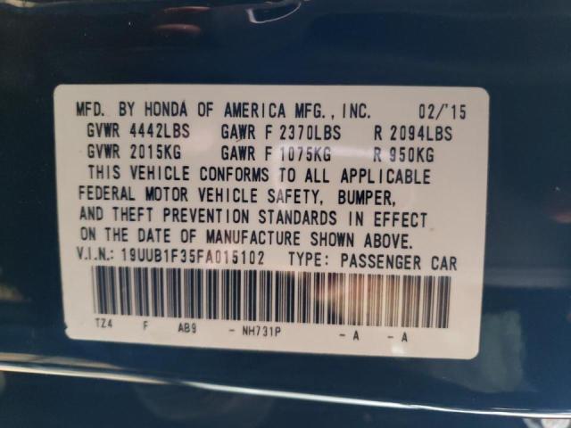 19UUB1F35FA015102 Acura TLX
