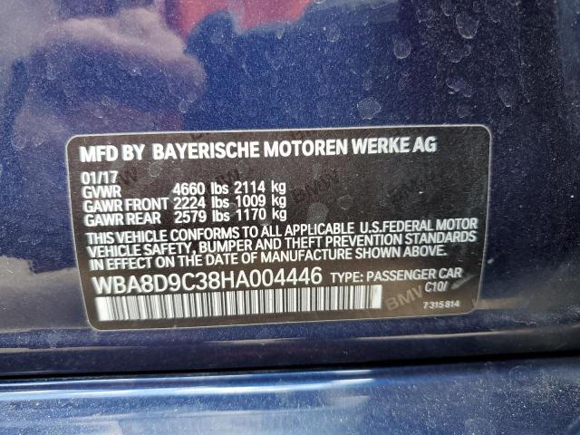 WBA8D9C38HA004446 BMW 330 XI
